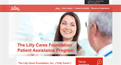Desktop Screenshot of lillycares.com