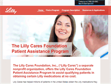 Tablet Screenshot of lillycares.com
